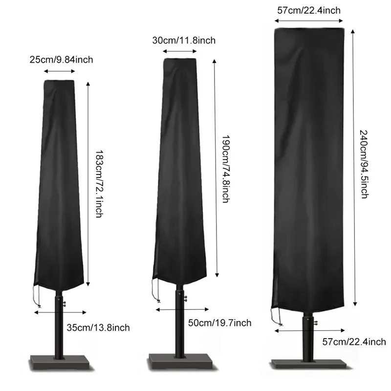 Outdoor Furniture Material - Universal Parasol Cover Waterproof Oxford Fabric