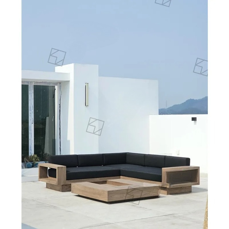 Modern Garden L-Shaped Section - đánh giá và giá Outdoor Furniture Teak