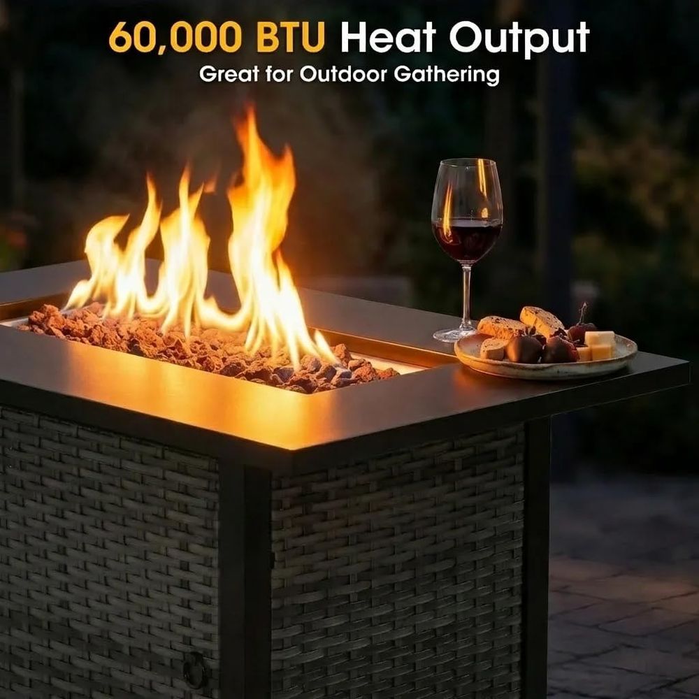 5-Piece Patio Furniture Set wi - đánh giá và giá Outdoor Furniture Fire Pit Set