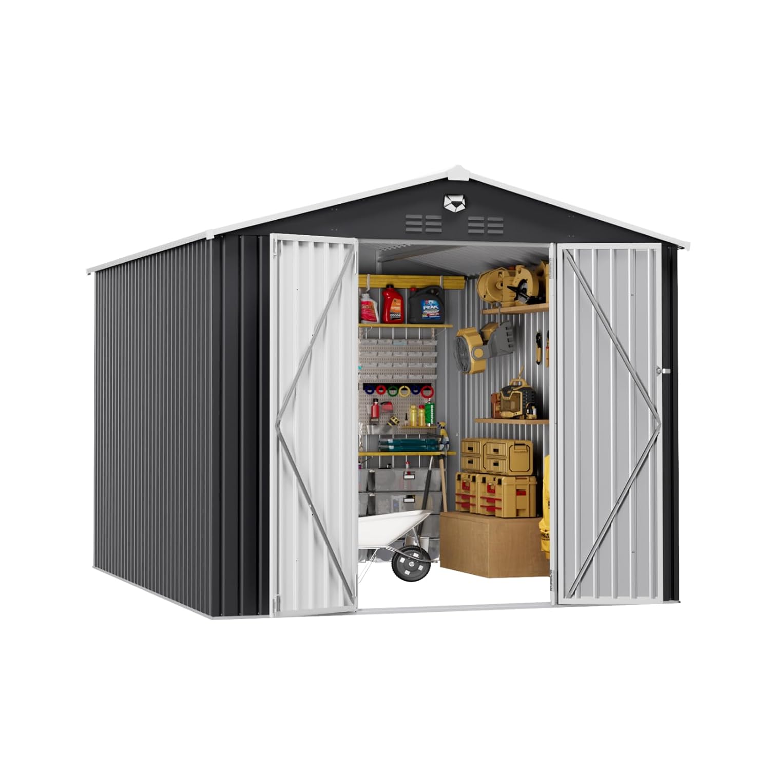 10x12 FT Metal Outdoor Storage - đánh giá và giá Outdoor Furniture Designer