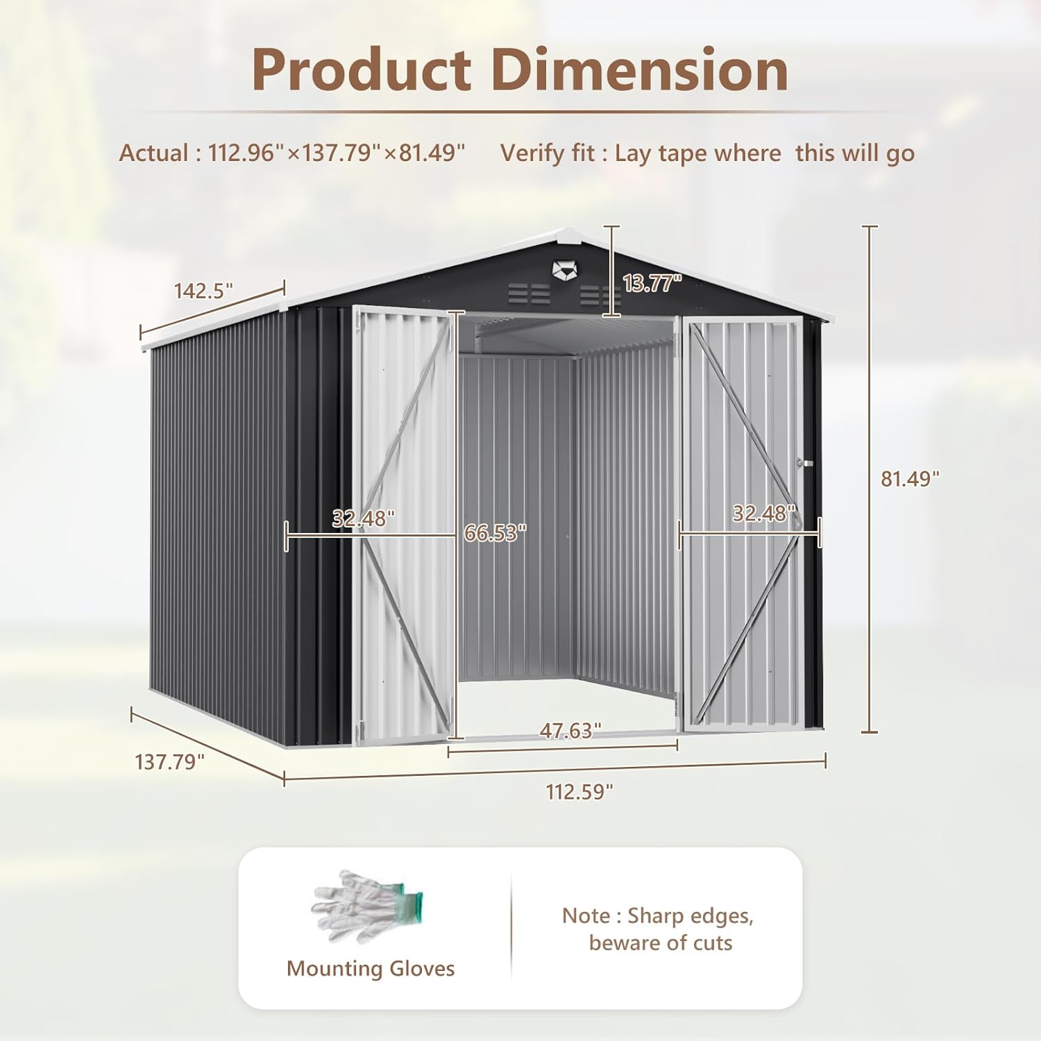 10x12 FT Metal Outdoor Storage - đánh giá và giá Outdoor Furniture Designer