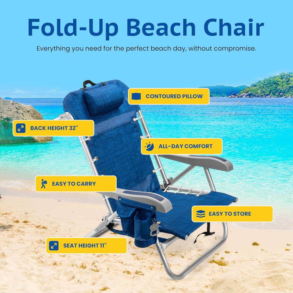 Cooler+ Folding Backpack Beach - đánh giá và giá Outdoor Furniture Xl