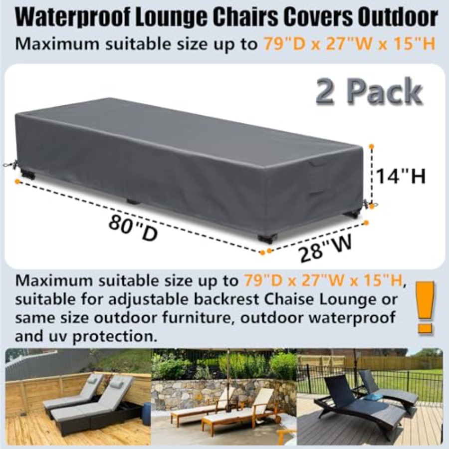 Outdoor Chaise Lounge Covers 6 - đánh giá và giá Outdoor Furniture Material