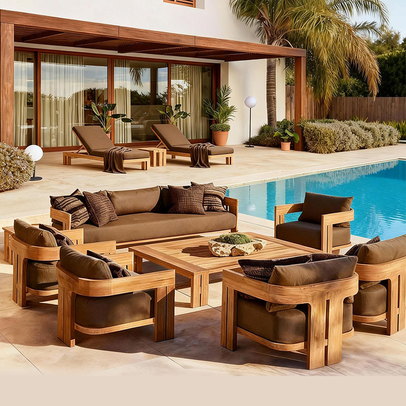 Outdoor Teak Sofa Set 2026 | P - đánh giá và giá Outdoor Furniture Teak