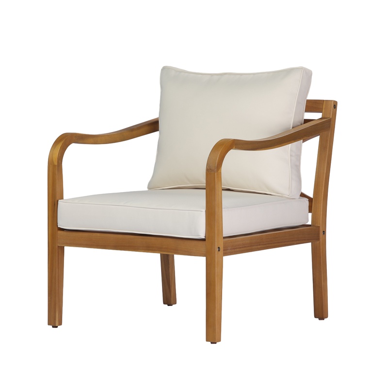 Teak Finish Acacia Wood Club C - đánh giá và giá Outdoor Furniture Teak