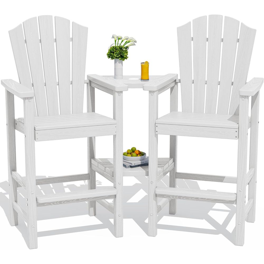 Weather-Resistant Bar Height A - đánh giá và giá Adirondack Chair Wood