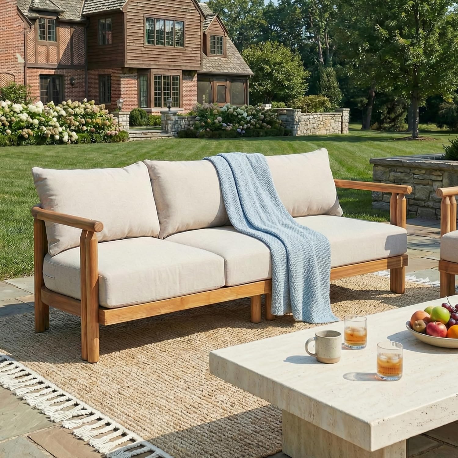 Acacia Wood 3-Seater Outdoor S - đánh giá và giá Outdoor Furniture Teak