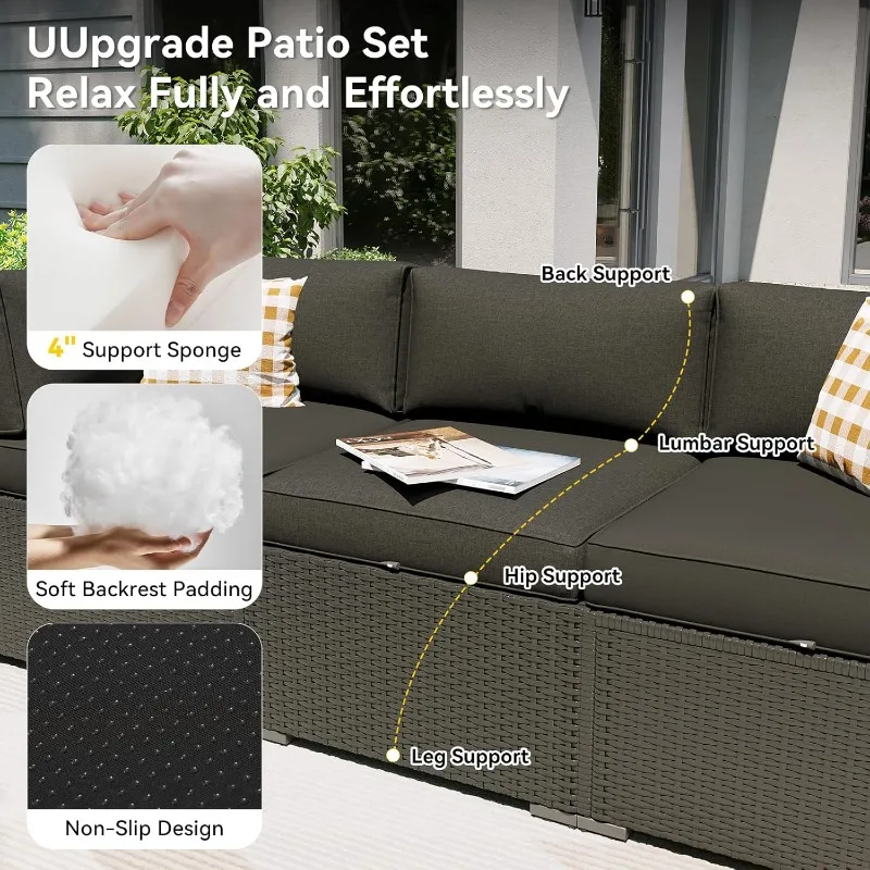 Aoxun Patio Furniture Set with - đánh giá và giá Outdoor Furniture Fire Pit Set
