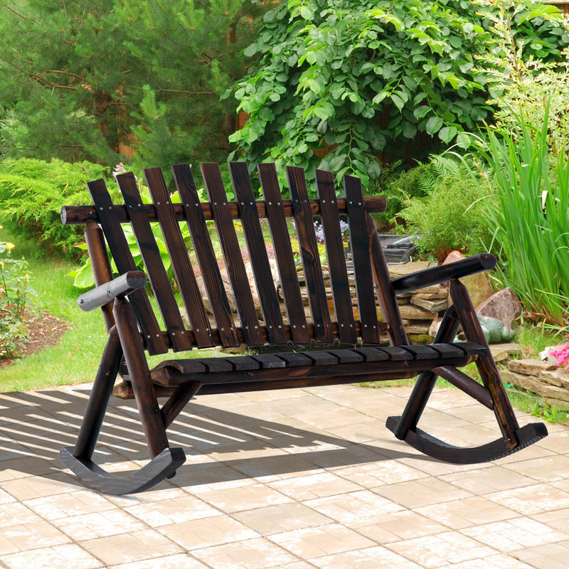 Outsunny Wooden Porch Rocking  - đánh giá và giá Adirondack Chair Wood