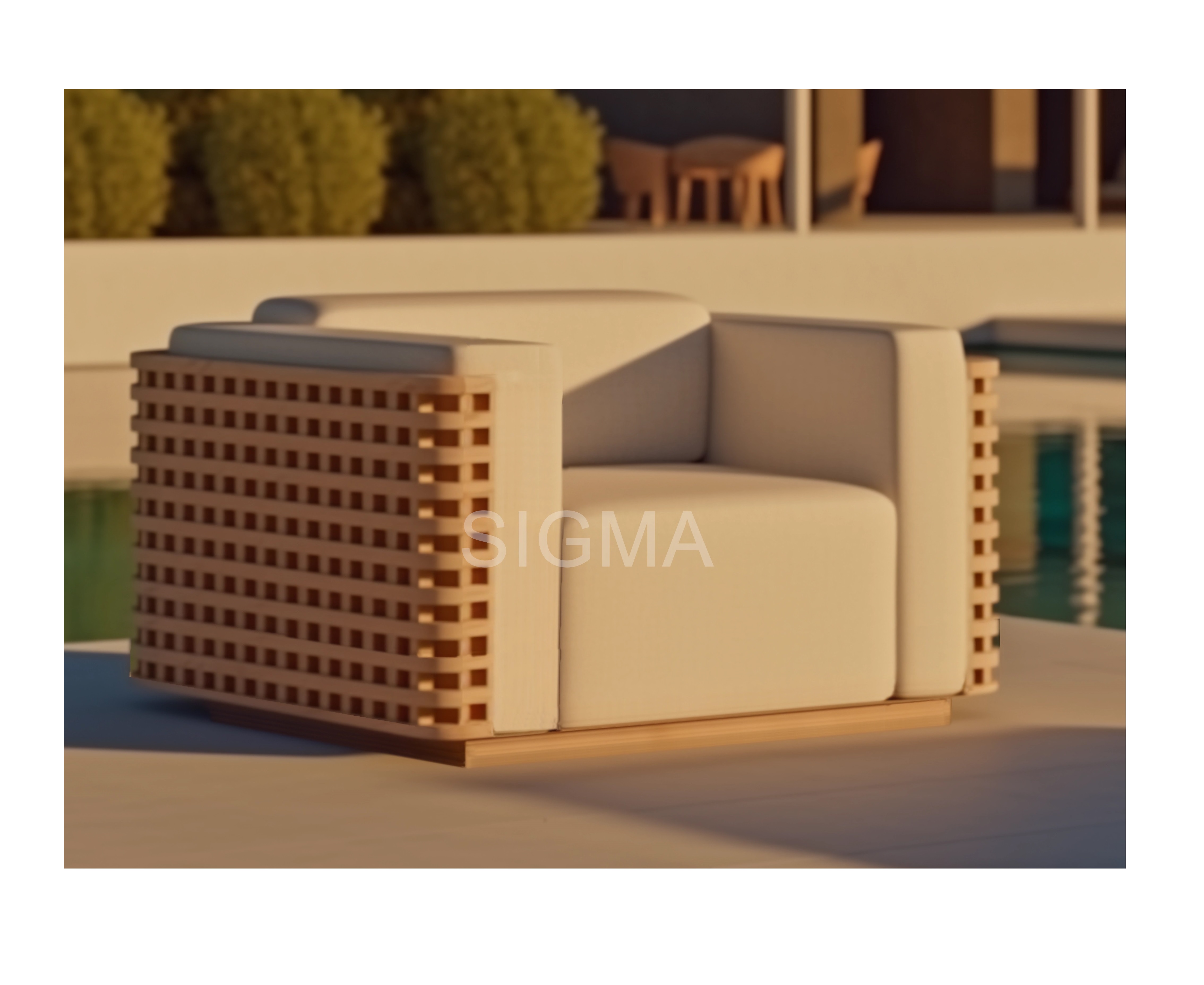 Sigma Teak Sofa Outdoor Furnit - đánh giá và giá Outdoor Furniture Teak