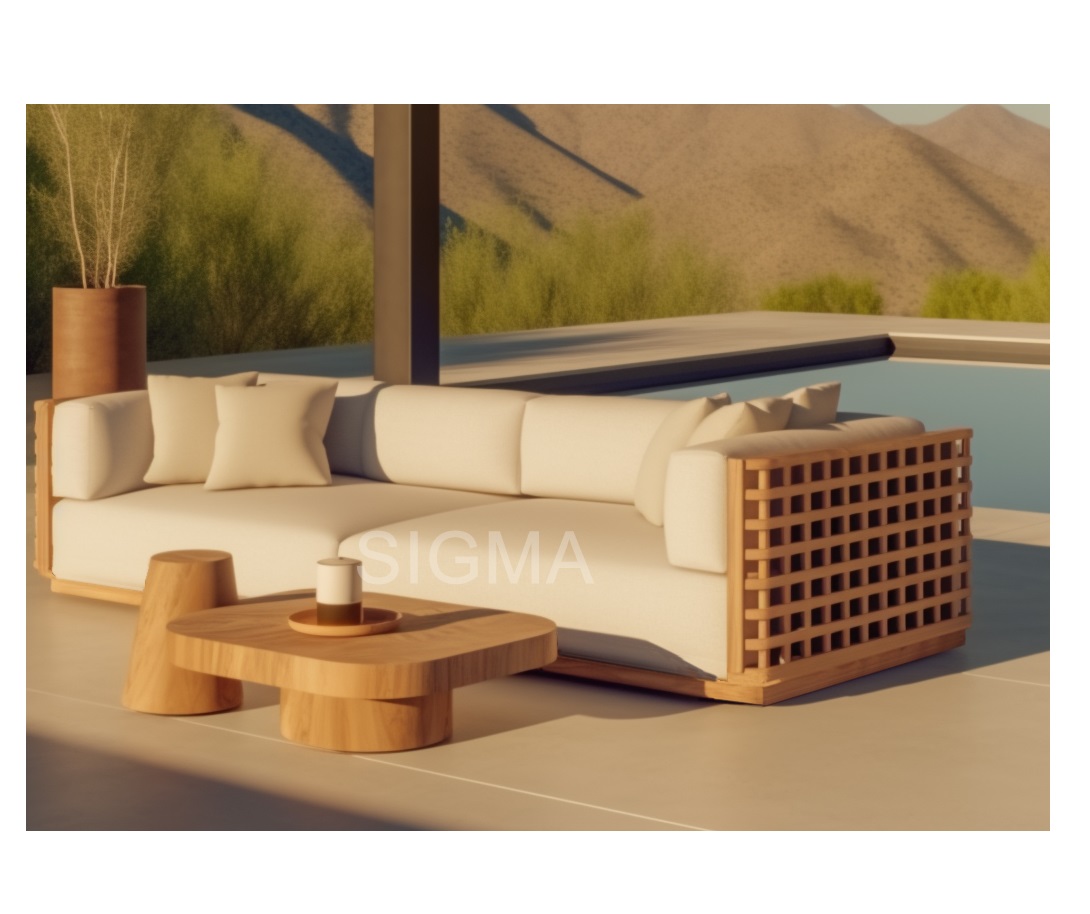 Sigma Teak Sofa Outdoor Furnit - đánh giá và giá Outdoor Furniture Teak