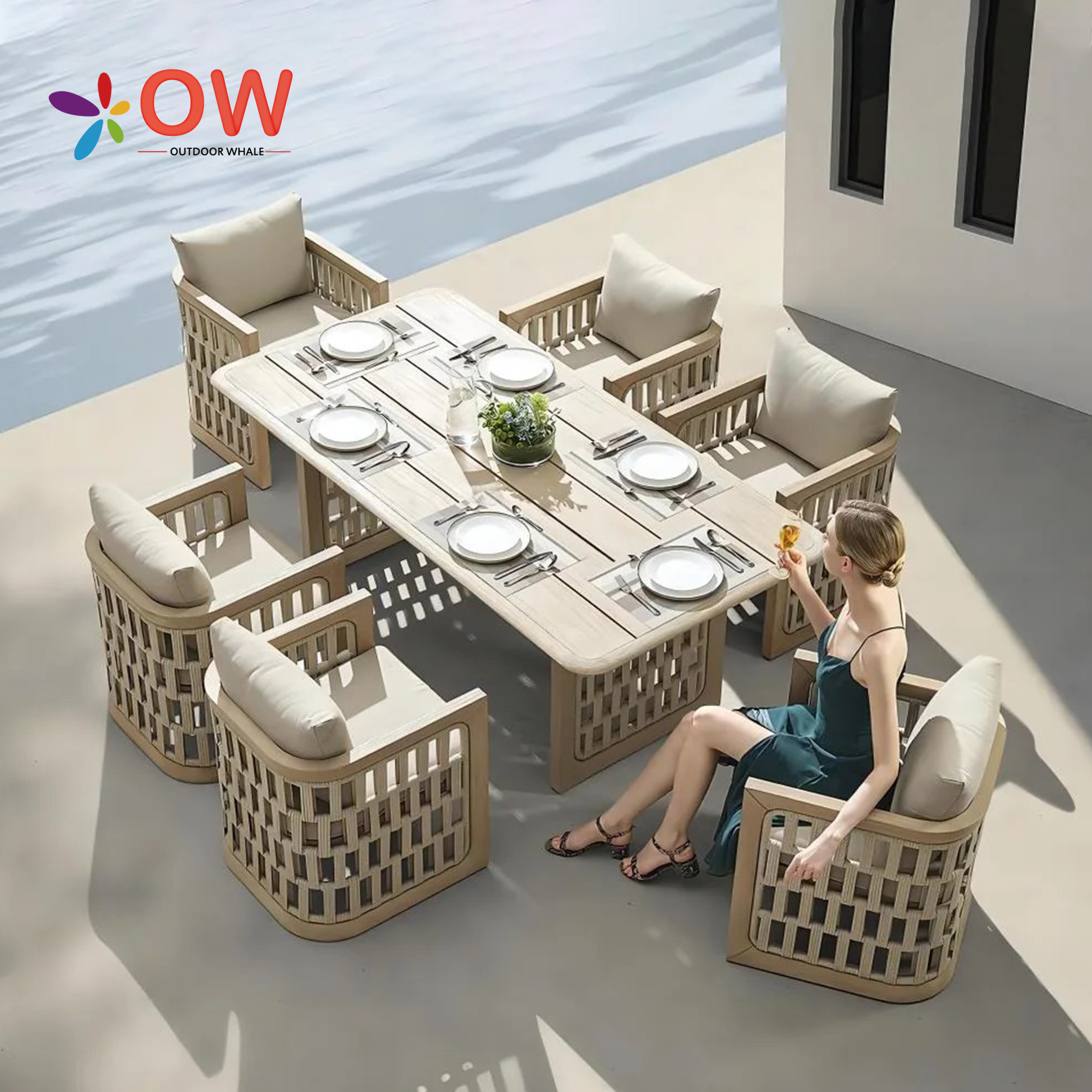 Modern Dining Table Set For Ho - đánh giá và giá Outdoor Furniture Teak