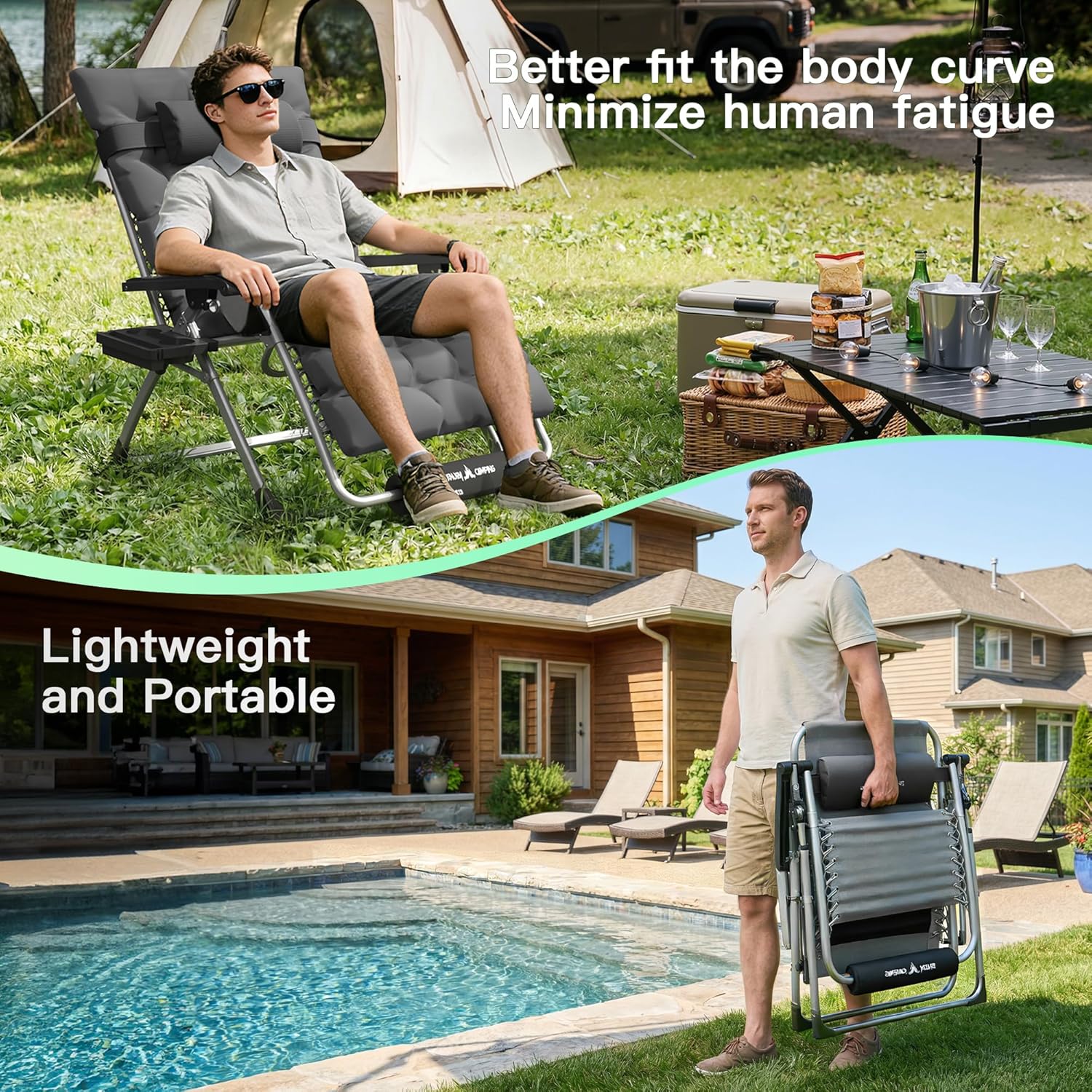 XL Oversized Zero Gravity Chai - đánh giá và giá Outdoor Furniture Xl