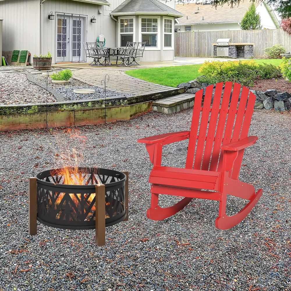 Wooden Adirondack Rocking Chai - đánh giá và giá Adirondack Chair Wood
