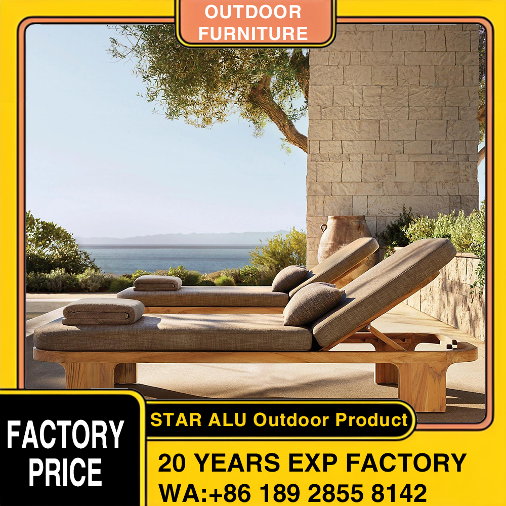 Custom Teak Wood Patio Lounger - đánh giá và giá Outdoor Furniture Teak