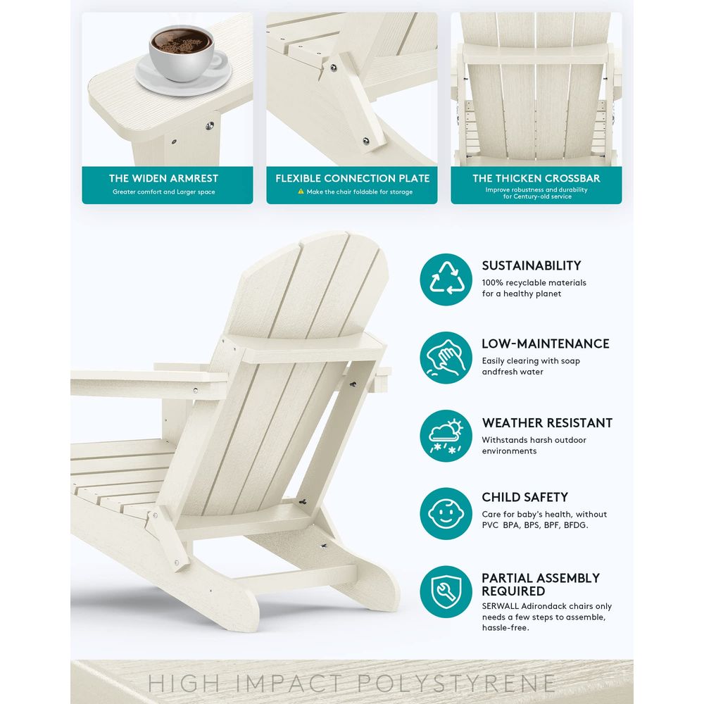 Folding Adirondack Chair Set o - đánh giá và giá Adirondack Chair Wood