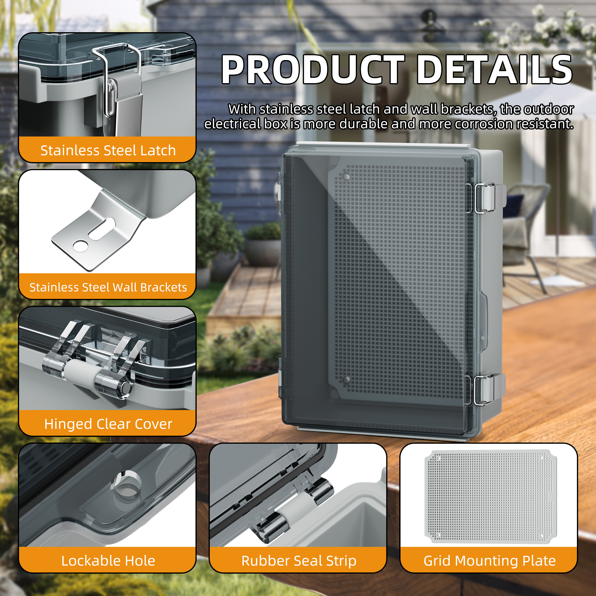 Clear Electrical Enclosure Box - đánh giá và giá Outdoor Furniture Outlet