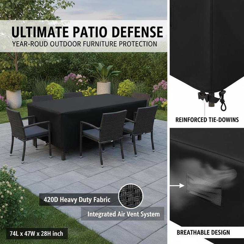 Outdoor Table Set Protector 74 - đánh giá và giá Outdoor Furniture Designer