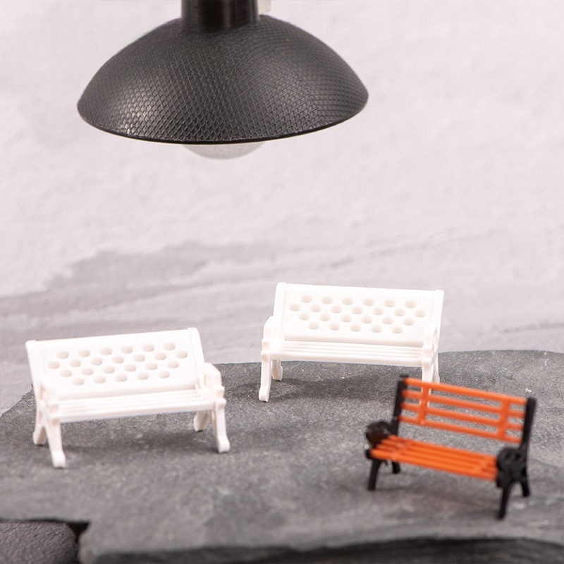 Mini Dollhouse Bench Park Rock - đánh giá và giá Outdoor Furniture Material