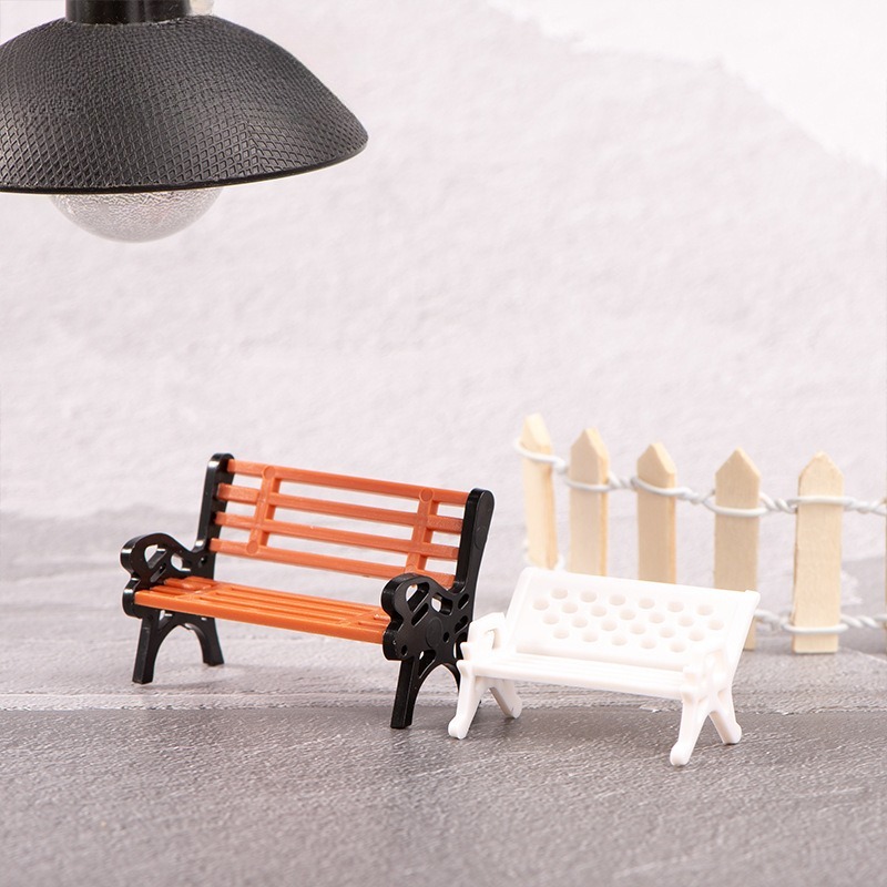 Mini Dollhouse Bench Park Rock - đánh giá và giá Outdoor Furniture Material
